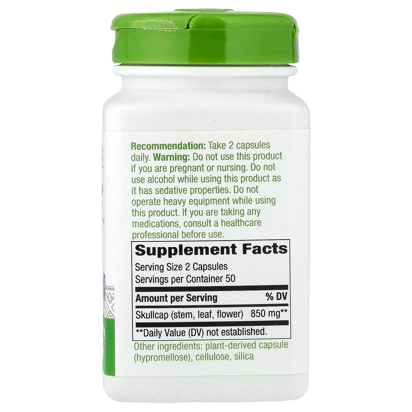 Nature's Way, Skullcap Herb, 100 Vegan Capsules (425 mg per Capsule) - Image 2