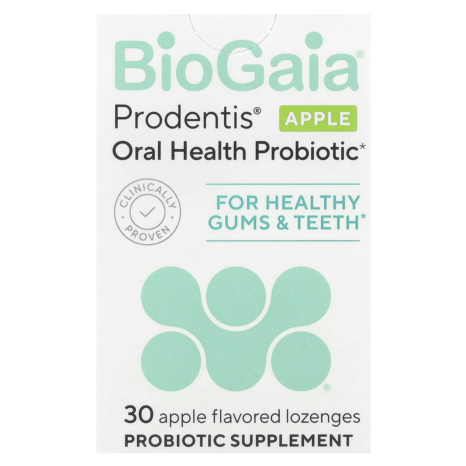 BioGaia Oral Health Probiotic for Healthy Gums & Teeth - 30 Lozenges - Image 1
