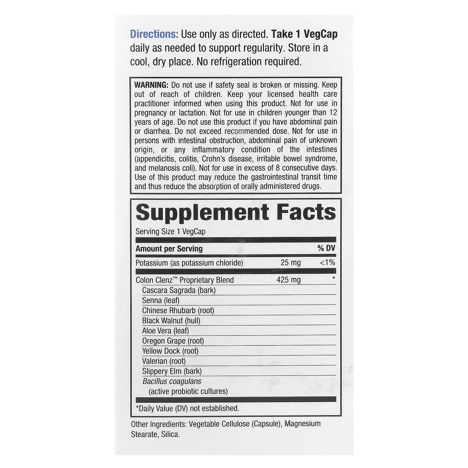 Colon Clenz by BodyGold - 9 Herbals + Probiotics Daily Supplement - Image 2