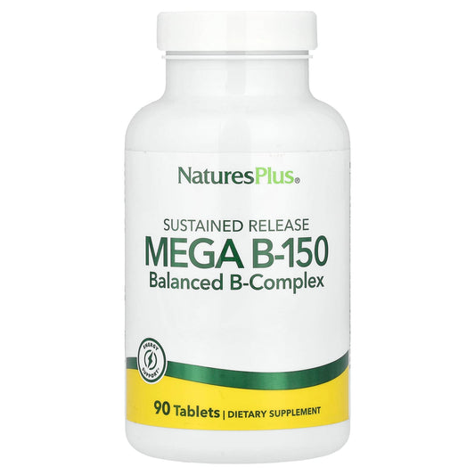 NaturesPlus, Sustained Release Mega B-150, 90 Tablets - Image 1