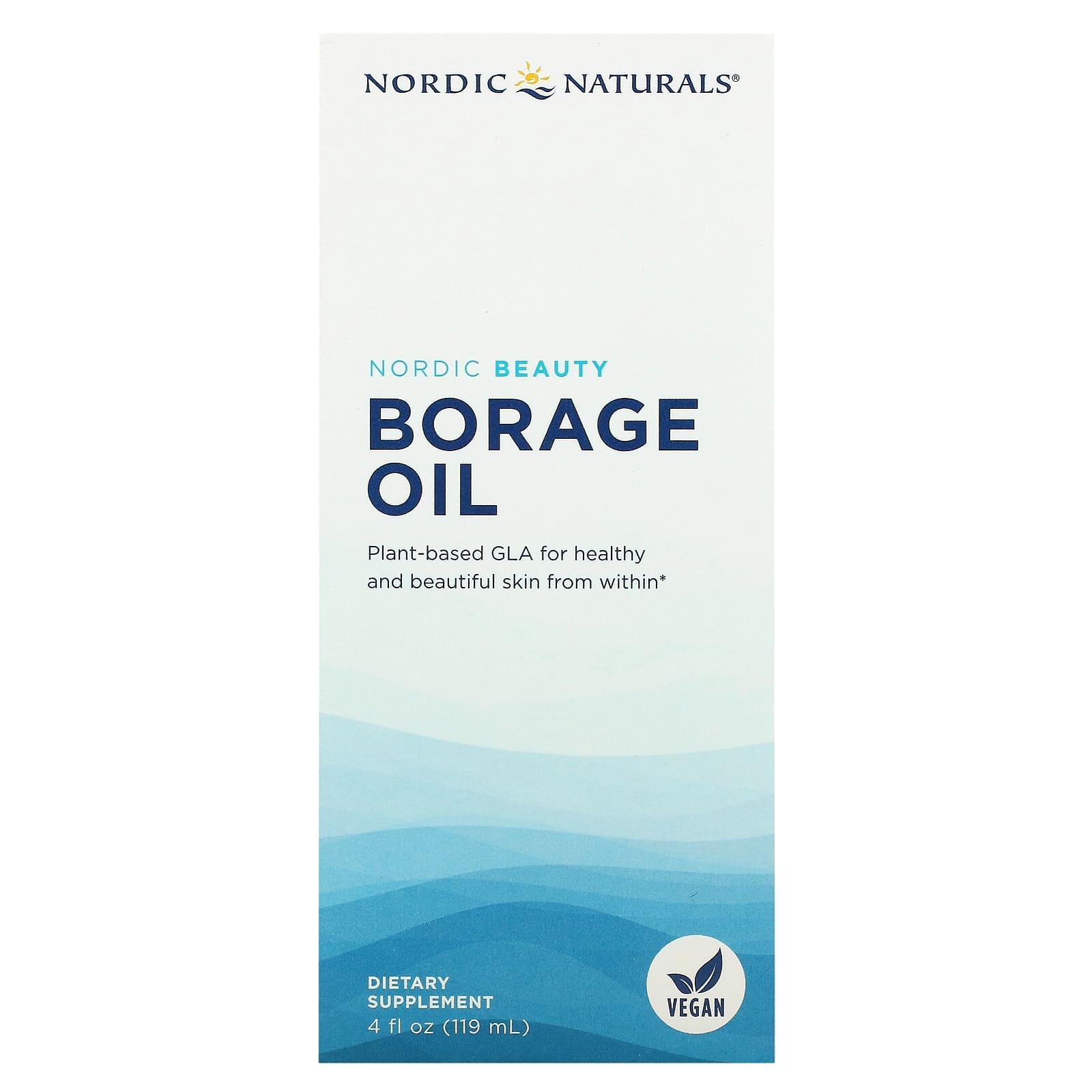 Nordic Naturals, Nordic Beauty, Borage Oil, 4 fl oz (119 ml) - Image 1