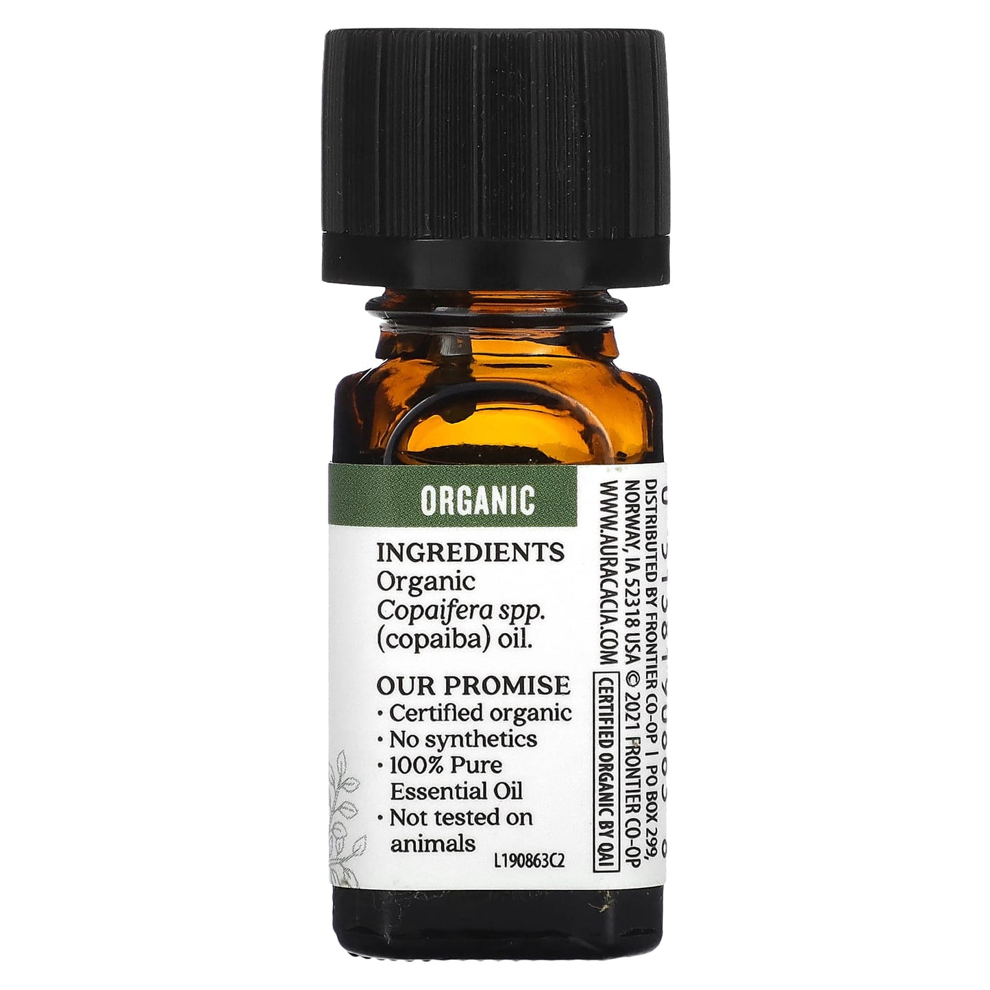 Pure Organic Copaiba Essential Oil by Aura Cacia, 0.25 fl oz - Image 2