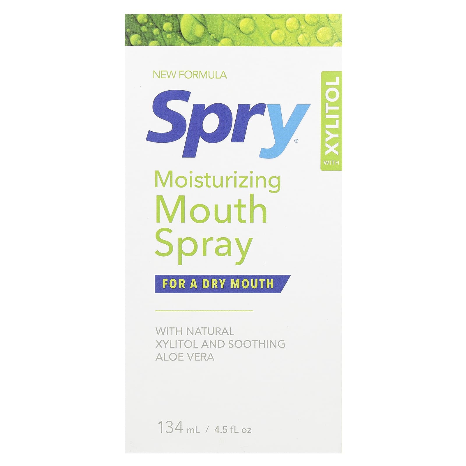 Xlear, Spry, Moisturizing Mouth Spray, 2 Pack, 4.5 fl oz (134 ml) - Image 1