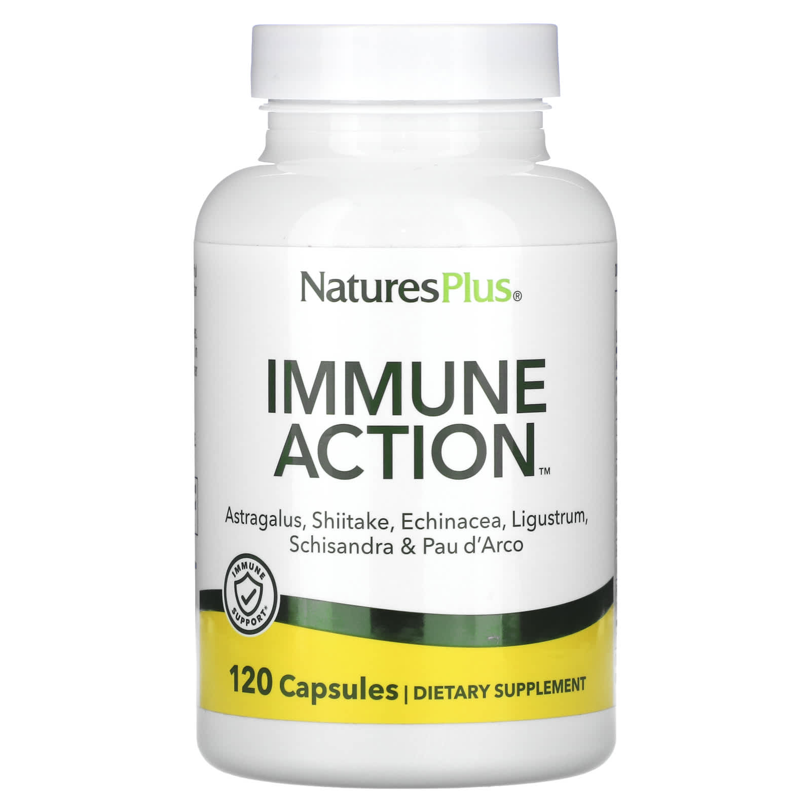 NaturesPlus, Immune Action, 120 Capsules - Image 1
