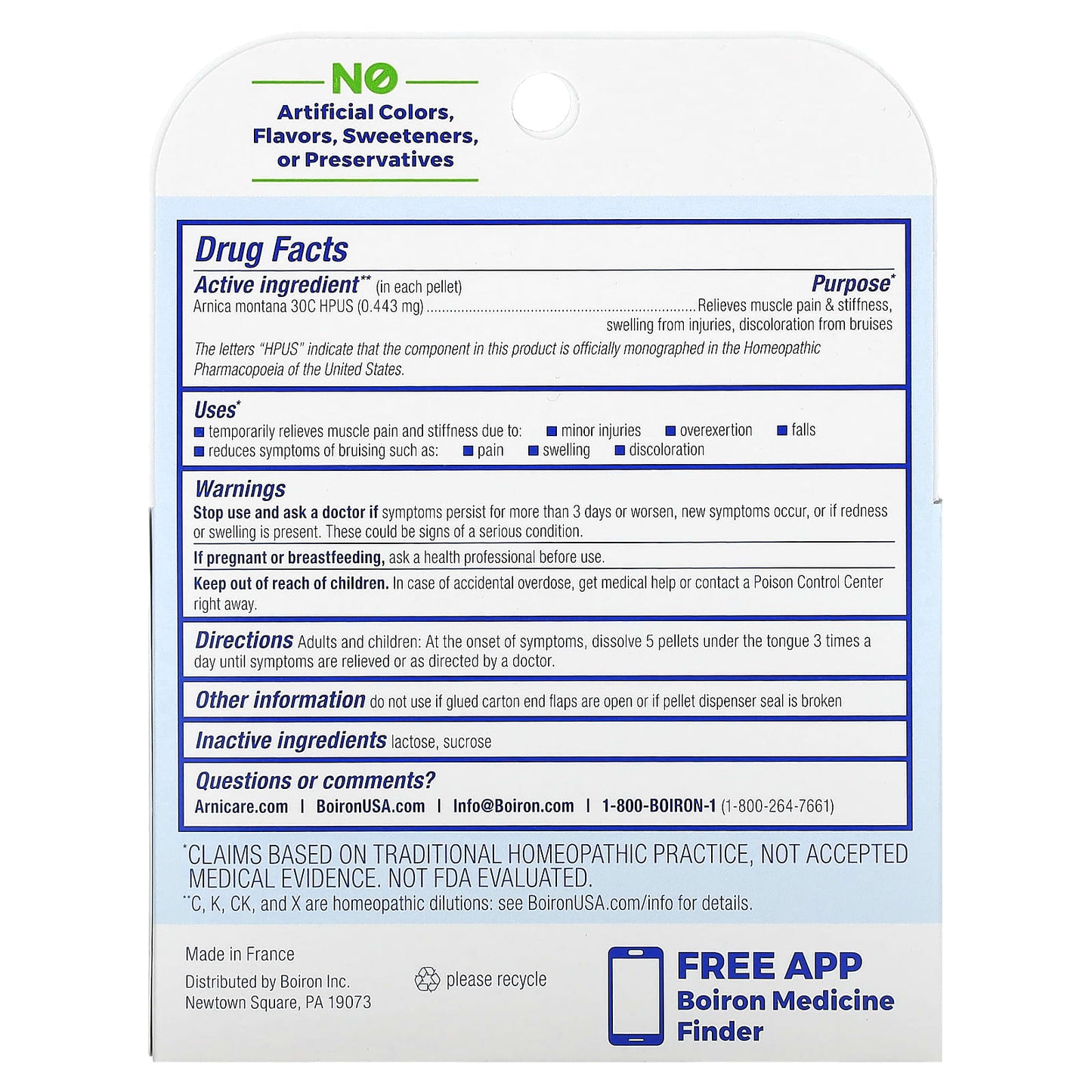 Natural Pain Relief with Arnica Montana 30C from Boiron - Image 2