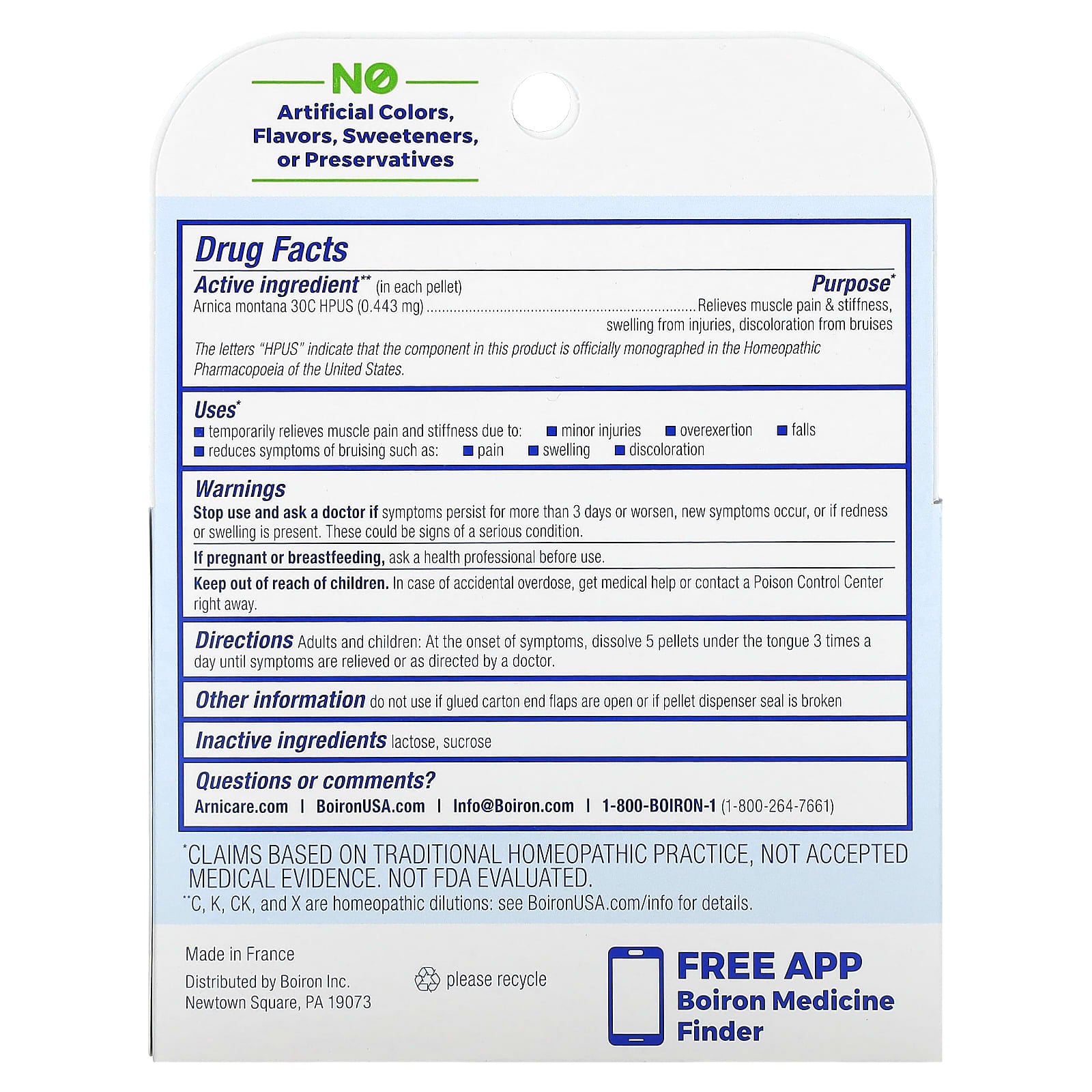 Natural Pain Relief with Arnica Montana 30C from Boiron - Image 2