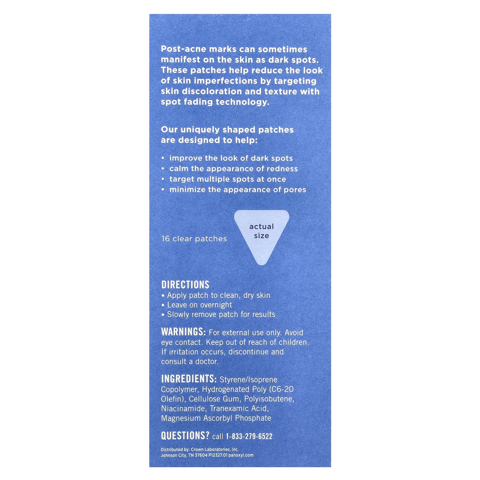 PanOxyl, Blemish Aftercare Brightening Patches, 16 Clear Patches - Image 2