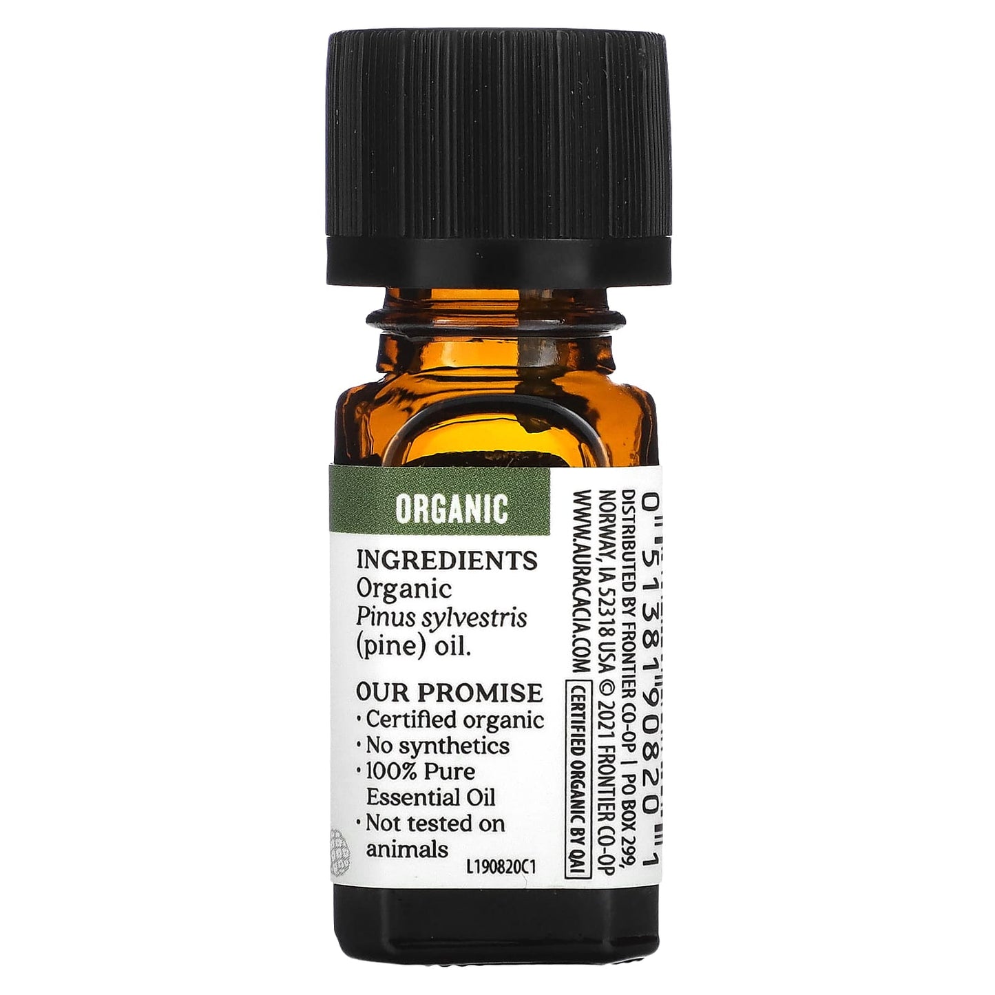 Pure Organic Pine Essential Oil by Aura Cacia, 0.25 fl oz (7.4 ml) - Image 2