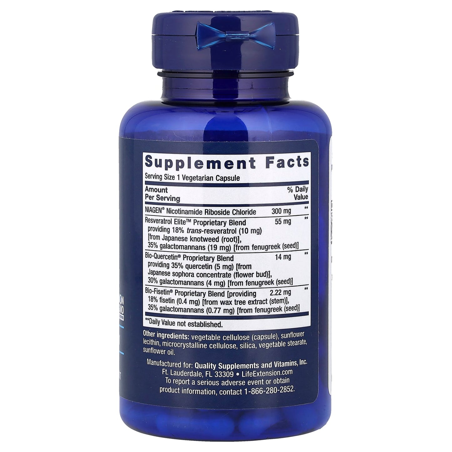 Life Extension, NAD+ Cell Regenerator™ and Resveratrol Elite™, 30 Vegetarian Capsules - Image 2