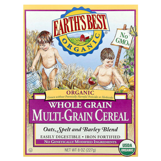 Organic Whole Grain Baby Cereal by Earth's Best | USDA Certified - Image 1