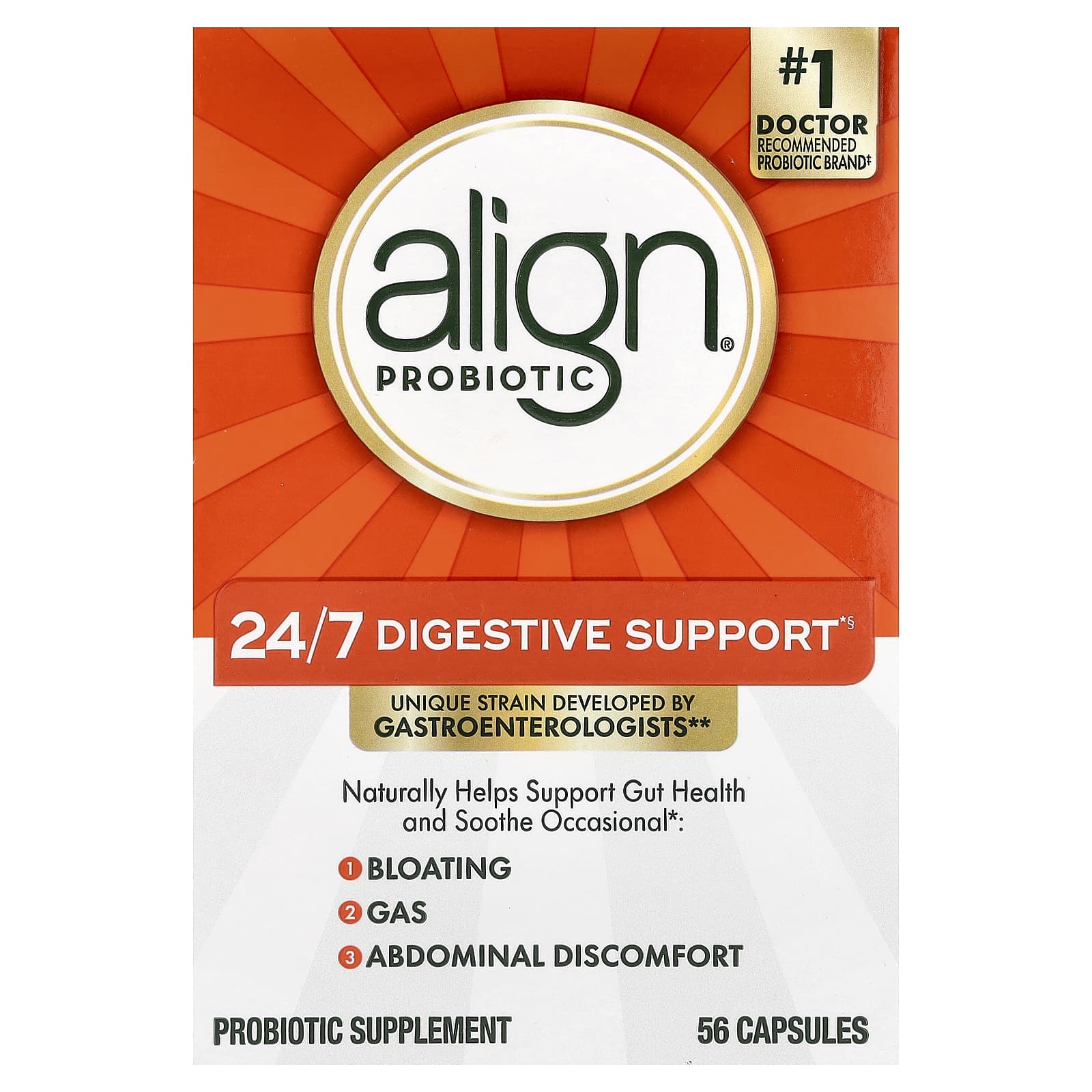 Align Probiotics 24/7 Digestive Support Supplement for Gut Health - Image 1