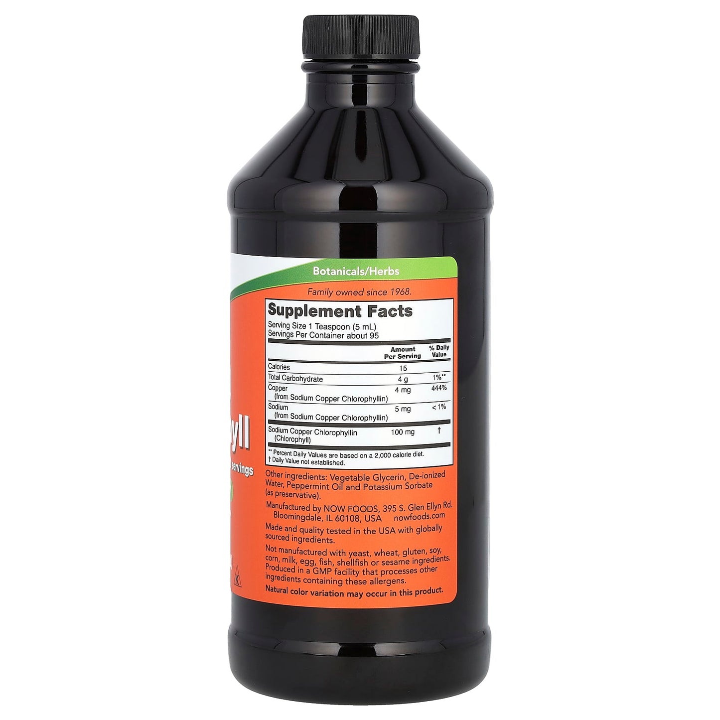 NOW Foods, Liquid Chlorophyll, Mint , 16 fl oz (473 ml) - Image 2