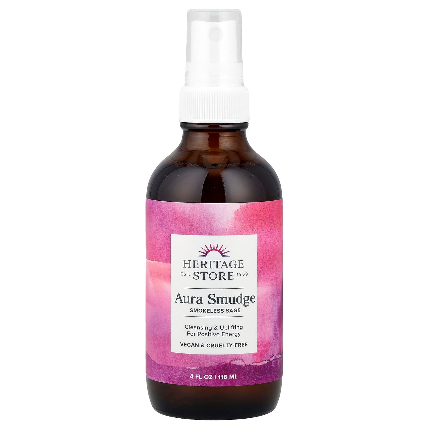 Heritage Aura Smudge Spray - Smokeless Sage, 4 fl oz - Image 1