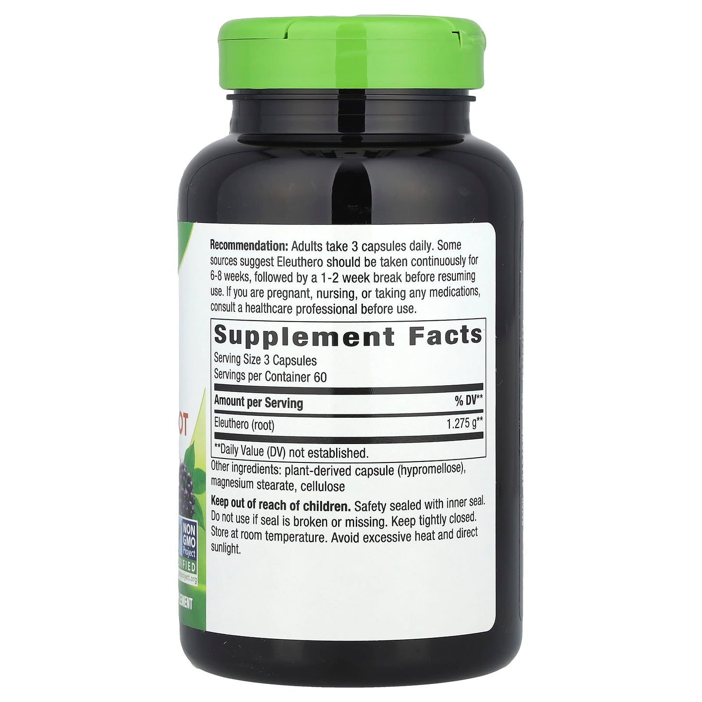 Nature's Way, Siberian Eleuthero Root, 180 Vegan Capsules (425 mg per Capsule) - Image 2