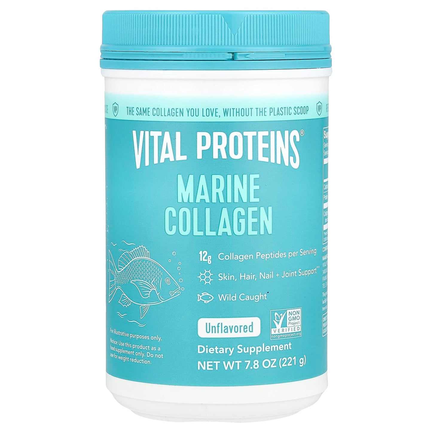 Vital Proteins, Marine Collagen, Unflavored, 7.8 oz (221 g) - Image 1