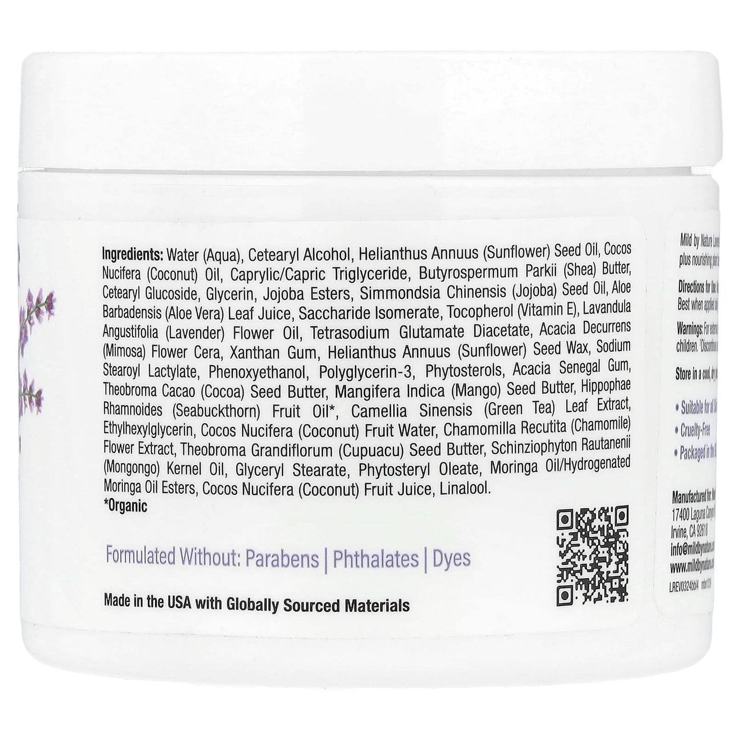 Lavender Body Butter for Hydrated, Healthy Skin - Paraben-Free & Cruelty-Free - Image 2