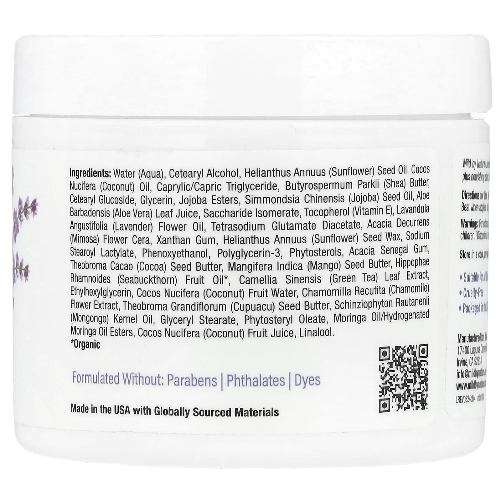 Lavender Body Butter for Hydrated, Healthy Skin - Paraben-Free & Cruelty-Free - Image 2