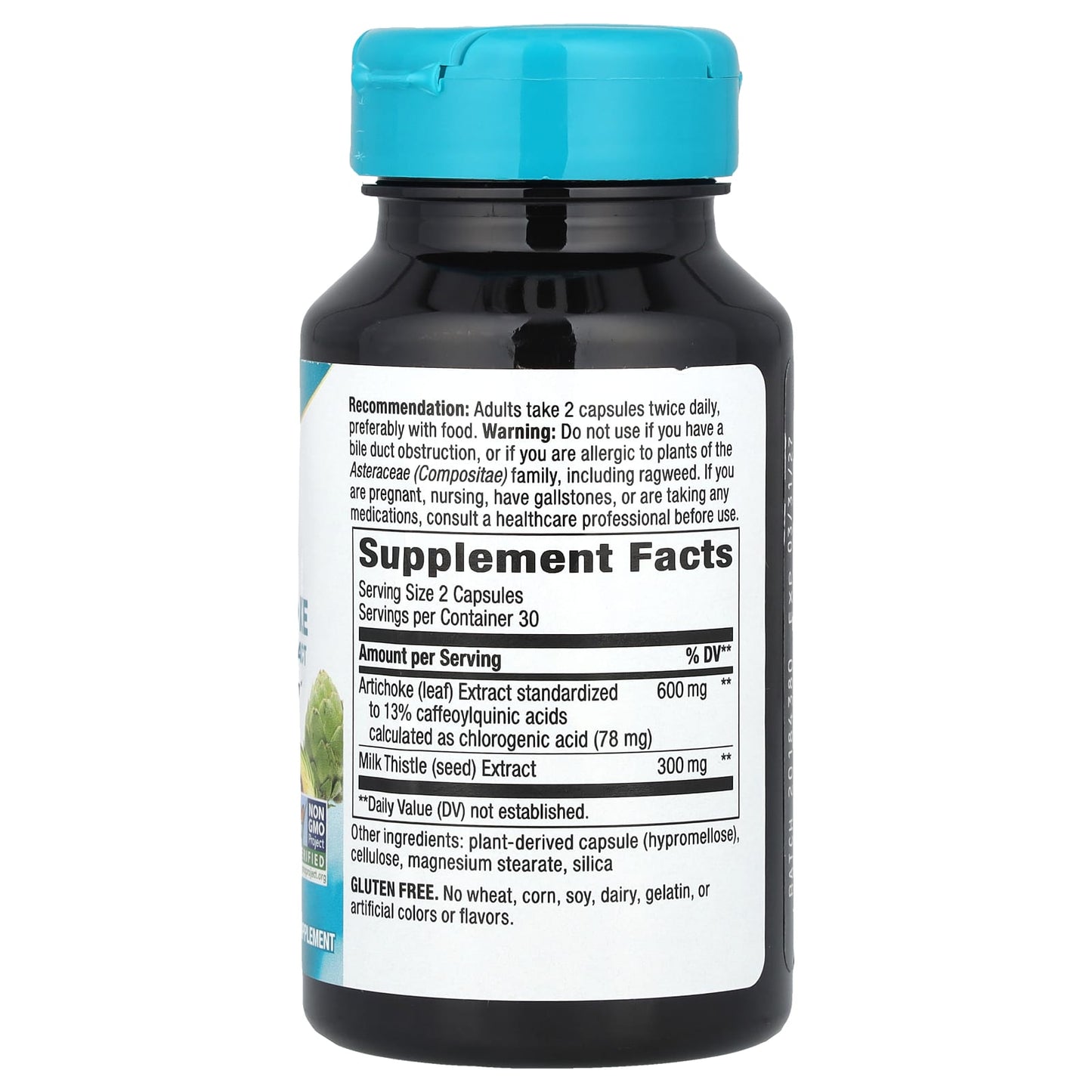 Nature's Way, Artichoke, Premium Extract, 60 Vegan Capsules - Image 2