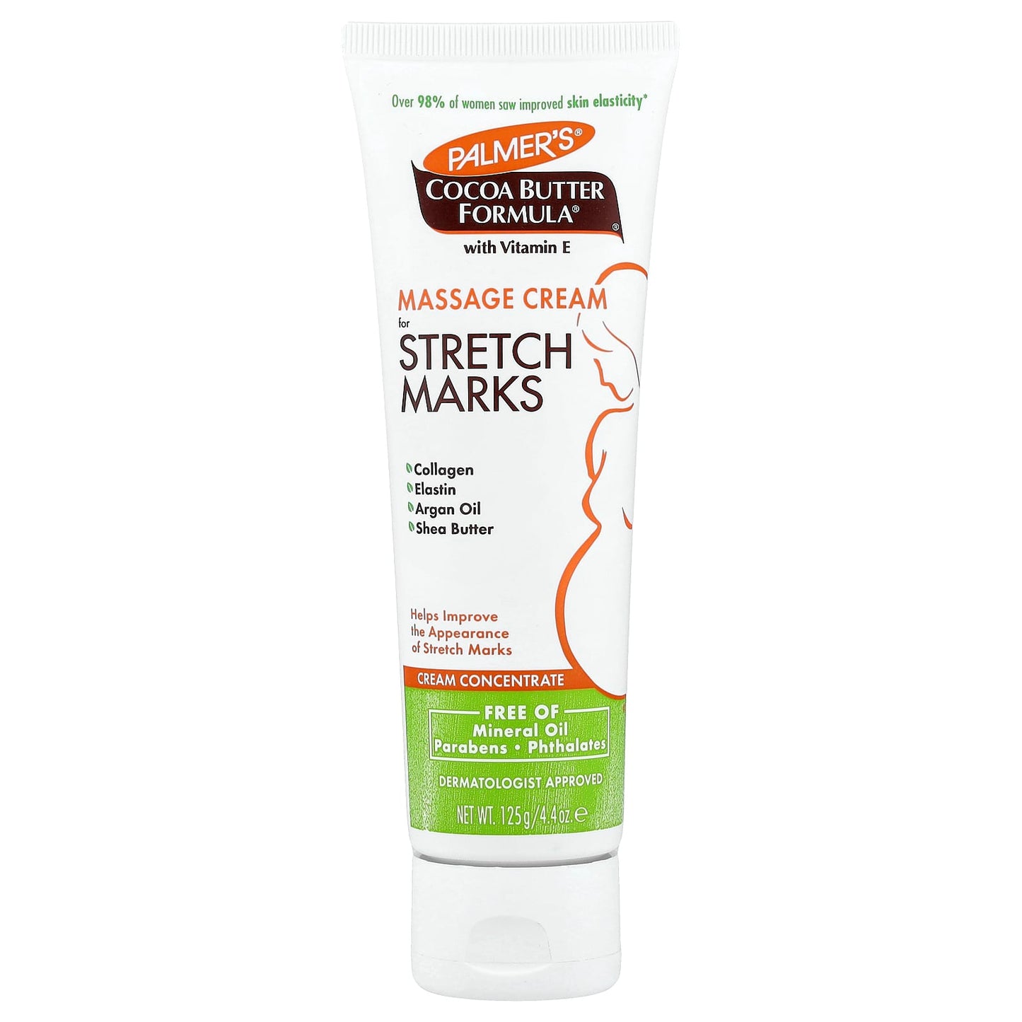 Palmer's, Cocoa Butter Formula® with Vitamin E, Massage Cream for Stretch Marks, 4.4 oz (125 g) - Image 1
