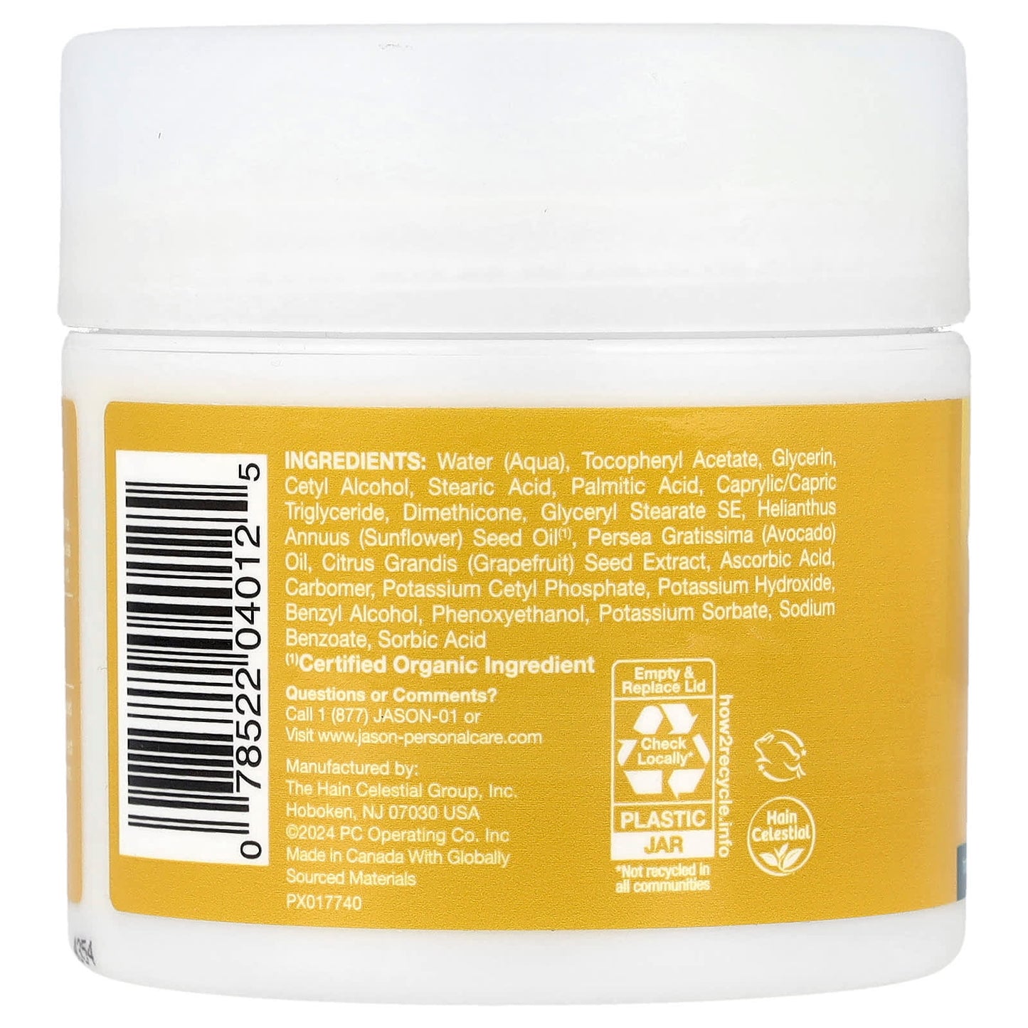 Vitamin E Antioxidant Face & Body Moisturizer, 4 oz by Jason Natural - Image 2