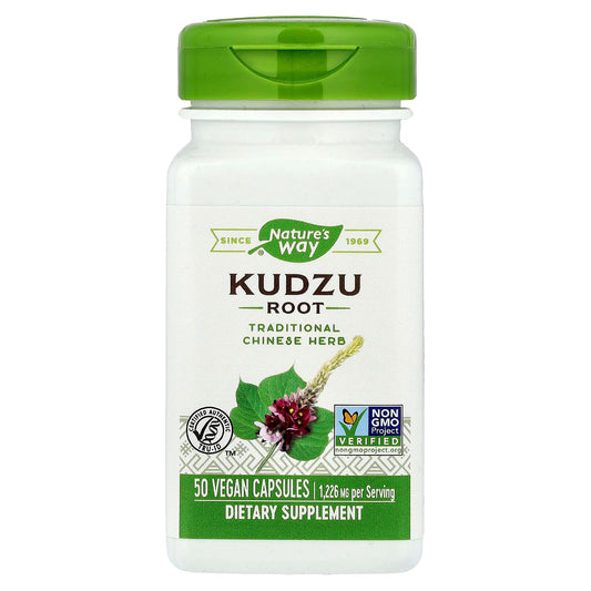 Nature's Way, Kudzu Root, 50 Vegan Capsules (613 mg per Capsule) - Image 1