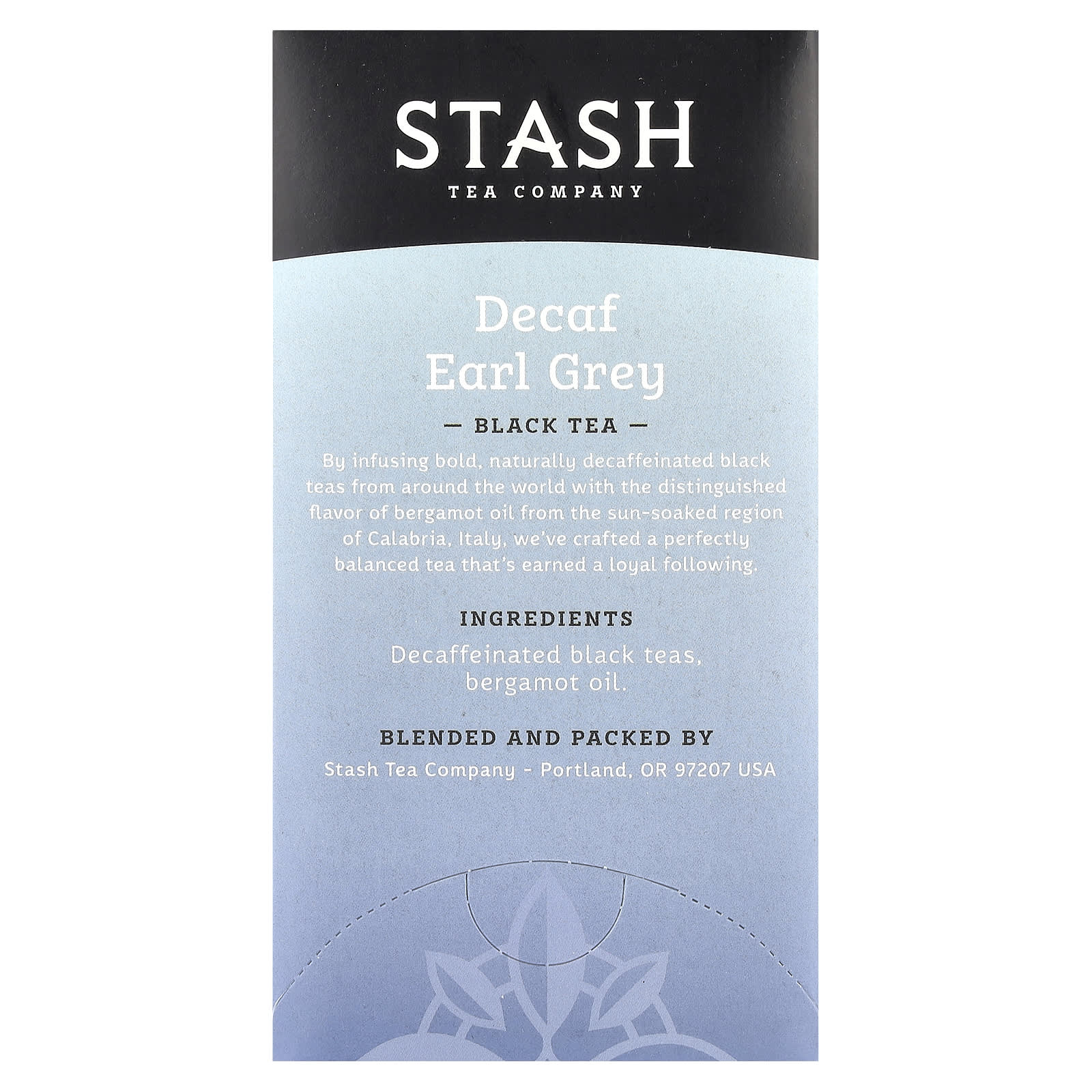 Stash Tea, Black Tea, Decaf Earl Grey, 18 Tea Bags, 1.1 oz (33 g) - Image 2