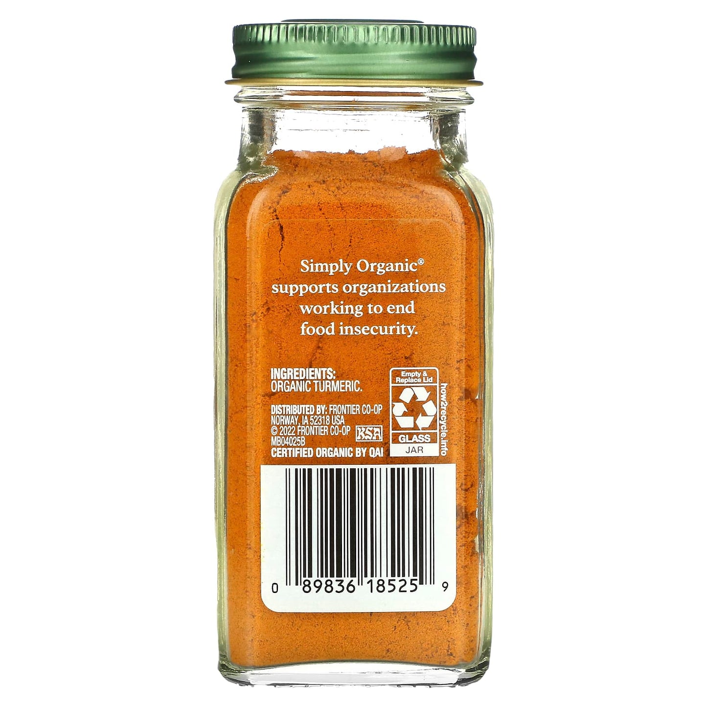 Simply Organic, Turmeric, 2.38 oz (67 g) - Image 2