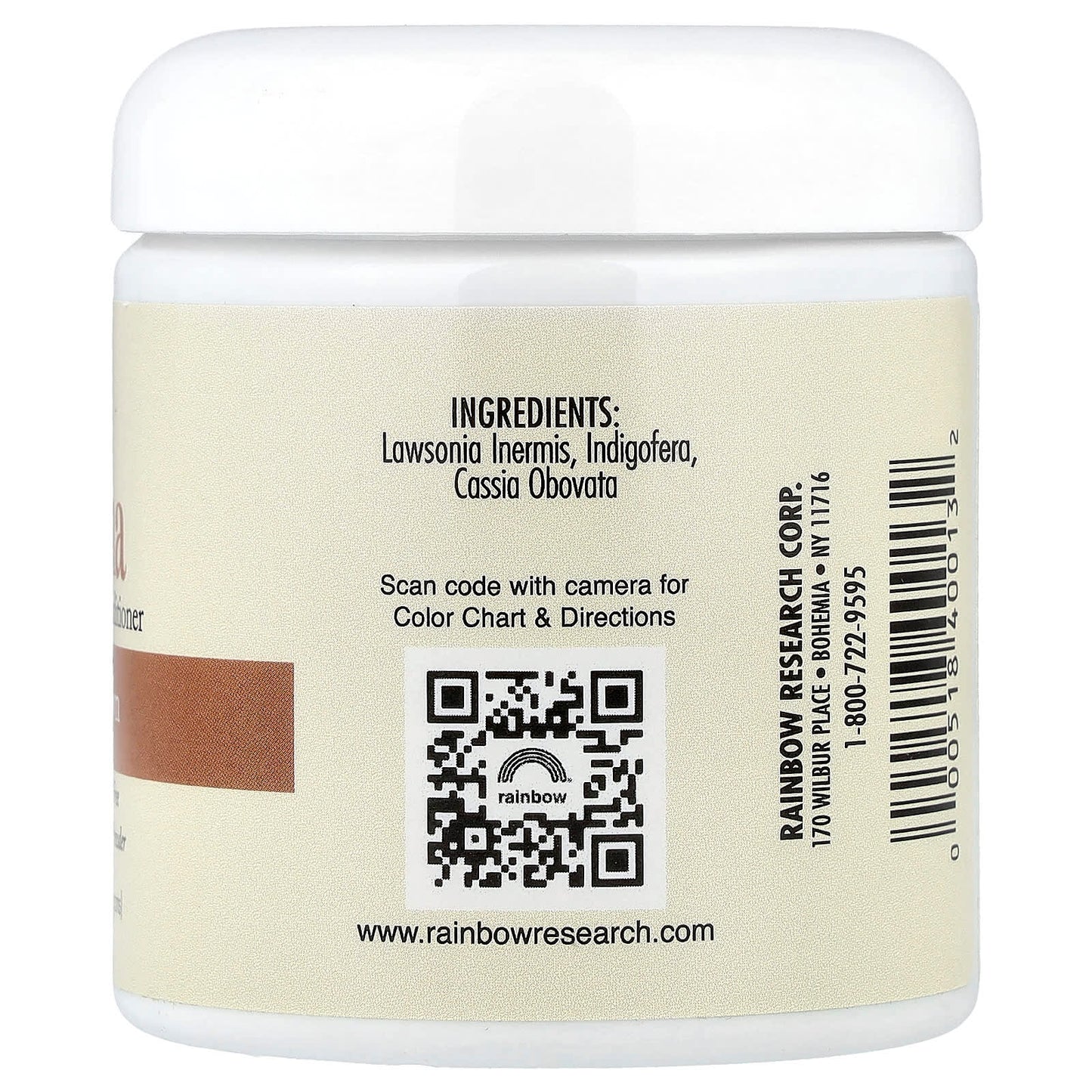 Rainbow Research, Henna, Hair Color and Conditioner, Light Brown, 4 oz (113 g) - Image 2