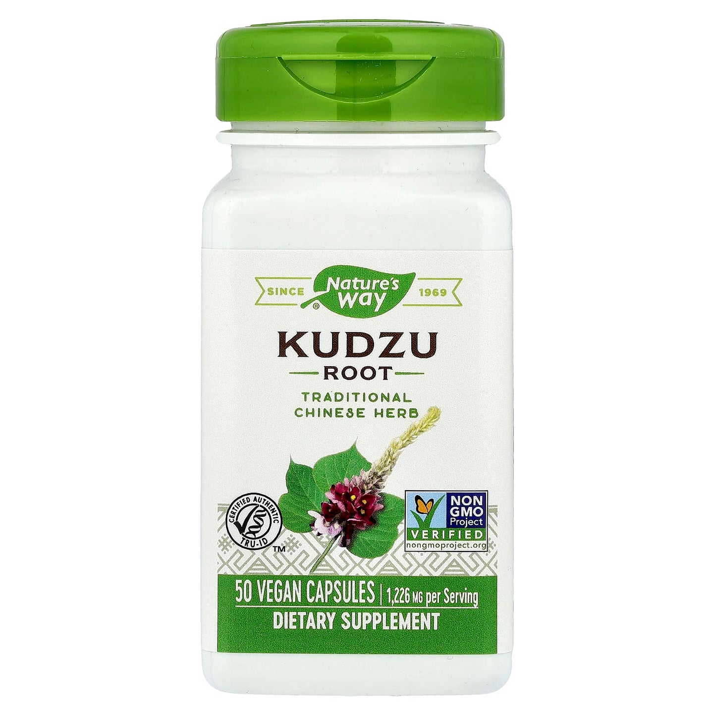 Nature's Way, Kudzu Root, 50 Vegan Capsules (613 mg per Capsule) - Image 1
