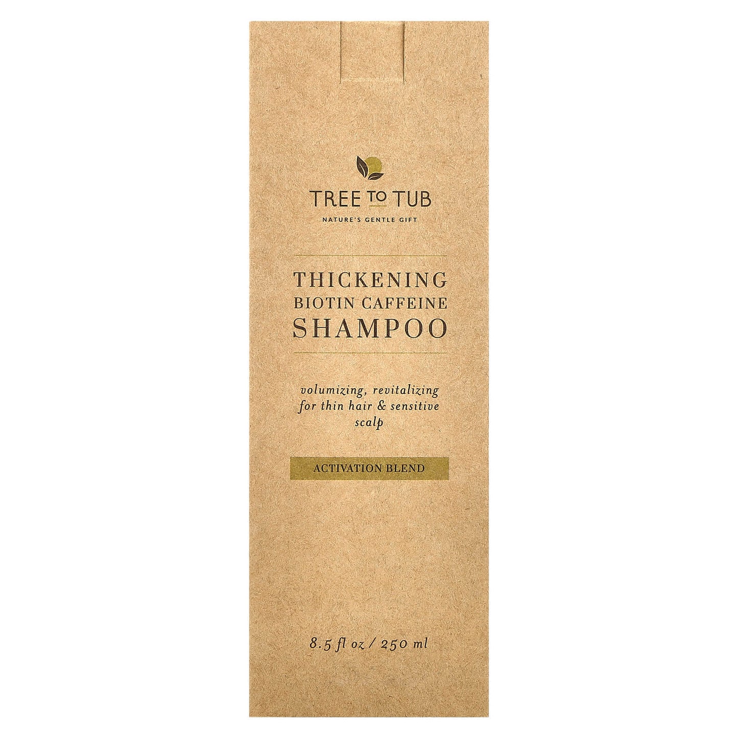 Tree To Tub, Thickening Biotin Caffeine Shampoo, Activation Blend , 8.5 fl oz (250 ml) - Image 2
