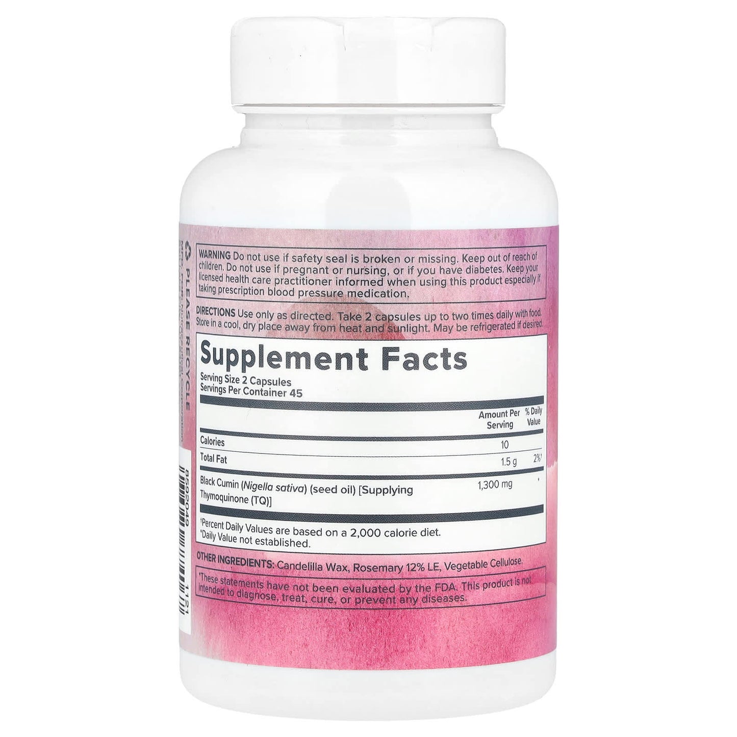 Black Seed Oil Capsules by Heritage Store - 650mg Per Capsule - Image 2