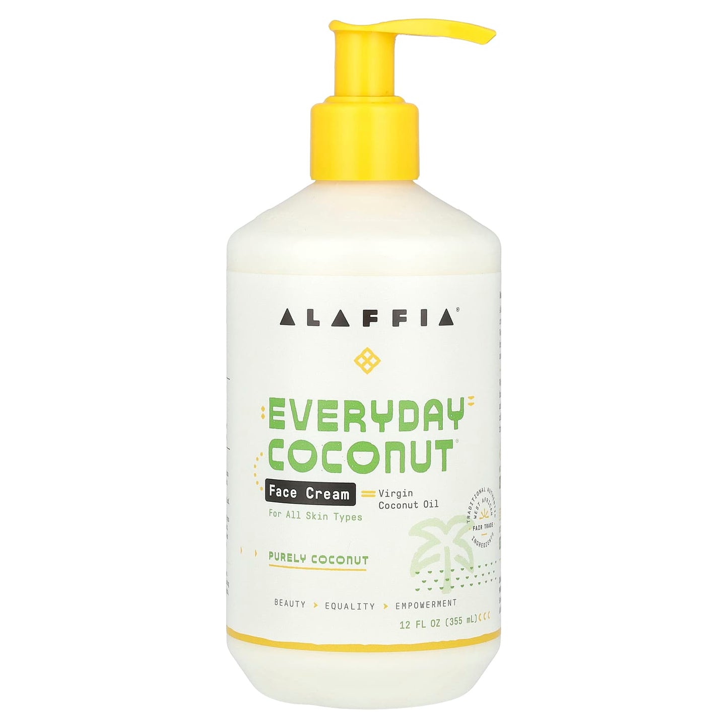 Certified Fair Trade Coconut Face Cream for All Skin Types - Image 1