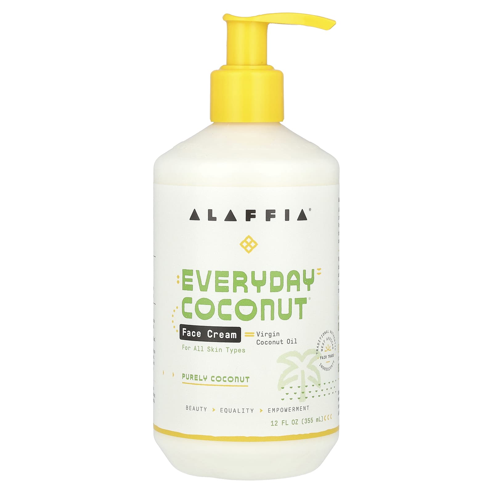 Certified Fair Trade Coconut Face Cream for All Skin Types - Image 1