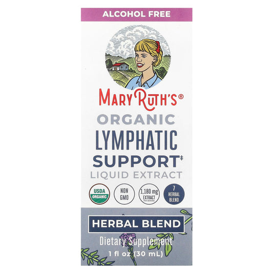 MaryRuth's, Organic Lymphatic Support Liquid Extract, Alcohol Free, 1 fl oz (30 ml) - Image 1