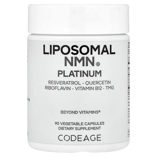 Unlock Youthful Vitality with CodeAge Liposomal NMN Platinum - 90 Capsules - Image 1