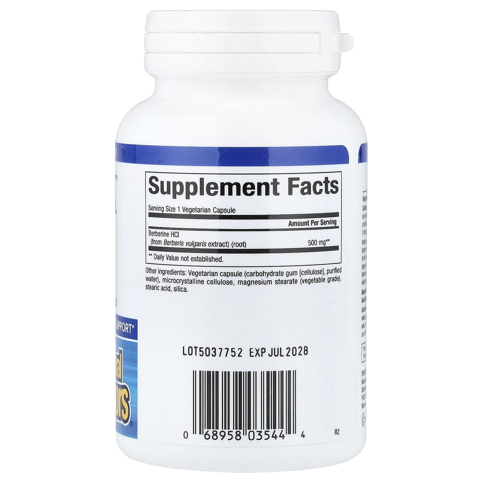 Natural Factors, WellBetX® Berberine, 500 mg , 60 Vegetarian Capsules - Image 2