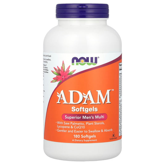 NOW Foods, ADAM™, Superior Men's Multi, 180 Softgels - Image 1