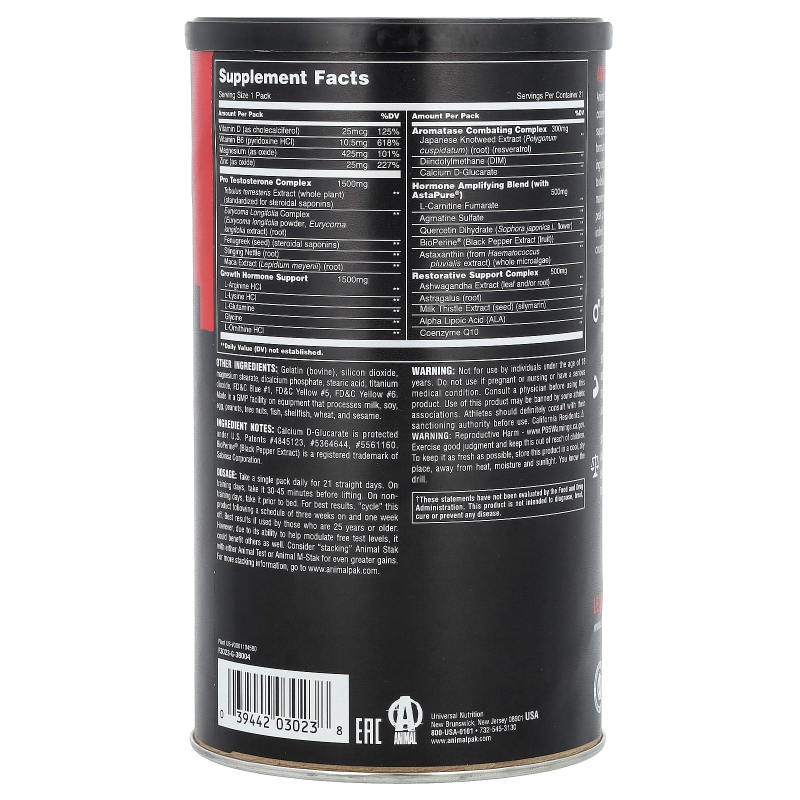 Boost Muscle Growth with Animal Stak All-In-1 Hormone Booster - Image 2
