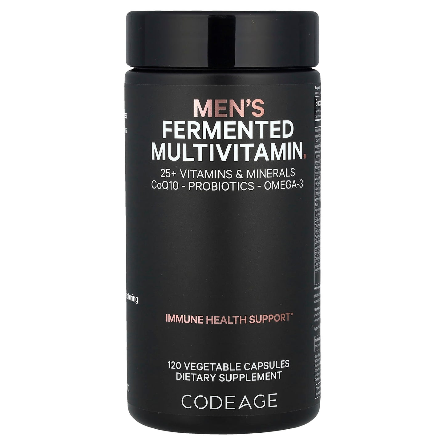 Codeage Men's Fermented Multivitamin, 120 Capsules - Boost Energy & Immunity - Image 1