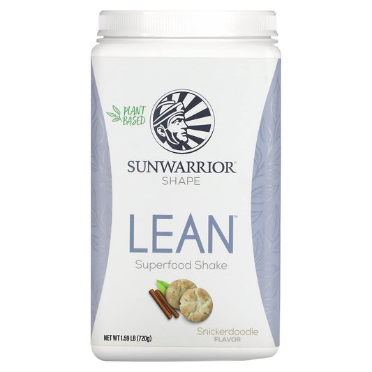 Sunwarrior, Shape, Lean™ Superfood Shake, Snickerdoodle, 1.59 lb (720 g) - Image 1