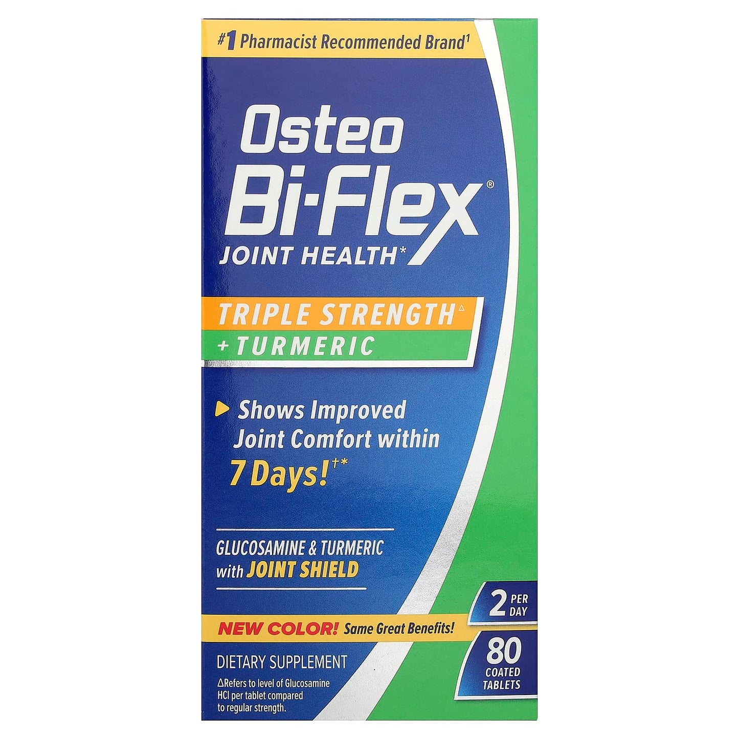 Osteo Bi-Flex, Joint Health, Triple Strength + Turmeric, 80 Coated Tablets - Image 1