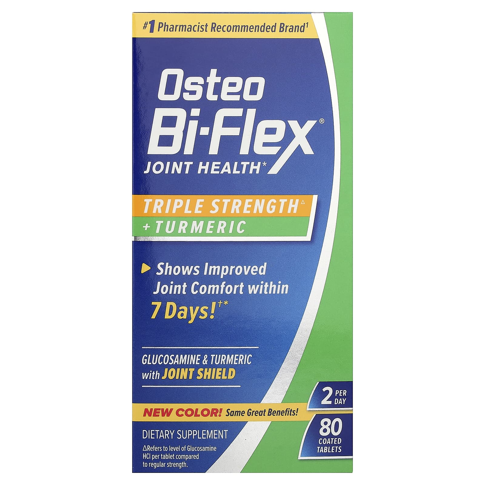 Osteo Bi-Flex, Joint Health, Triple Strength + Turmeric, 80 Coated Tablets - Image 1