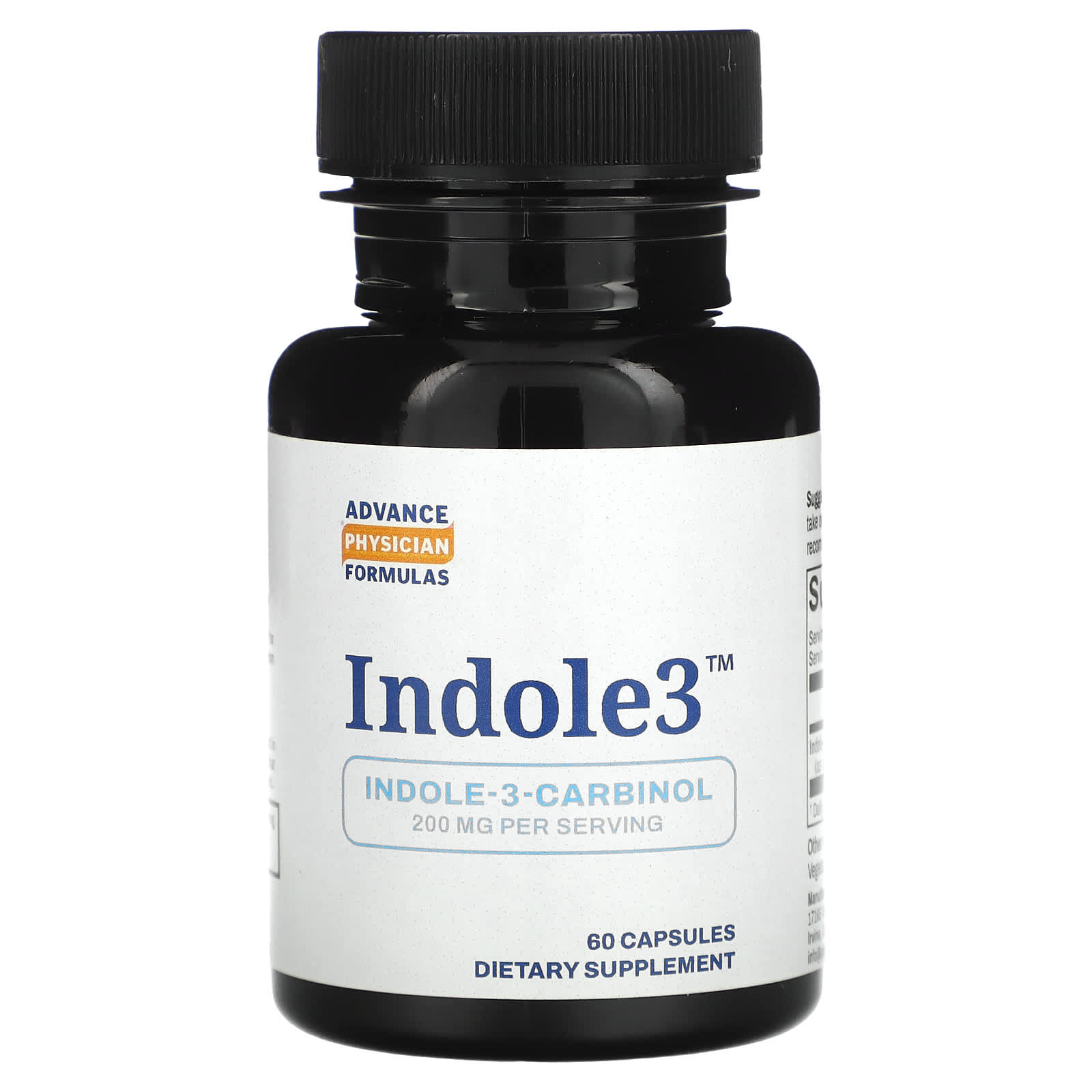 Indole-3-Carbinol Supplement 200mg, 60 Capsules by Advance Physician Formulas - Image 1