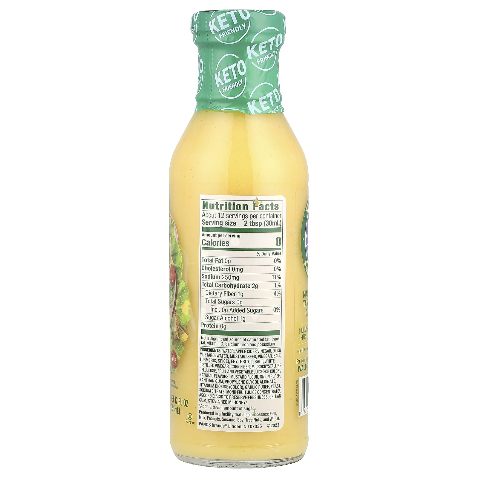 Walden Farms, Honey Dijon Dressing, 12 fl oz (355 ml) - Image 2