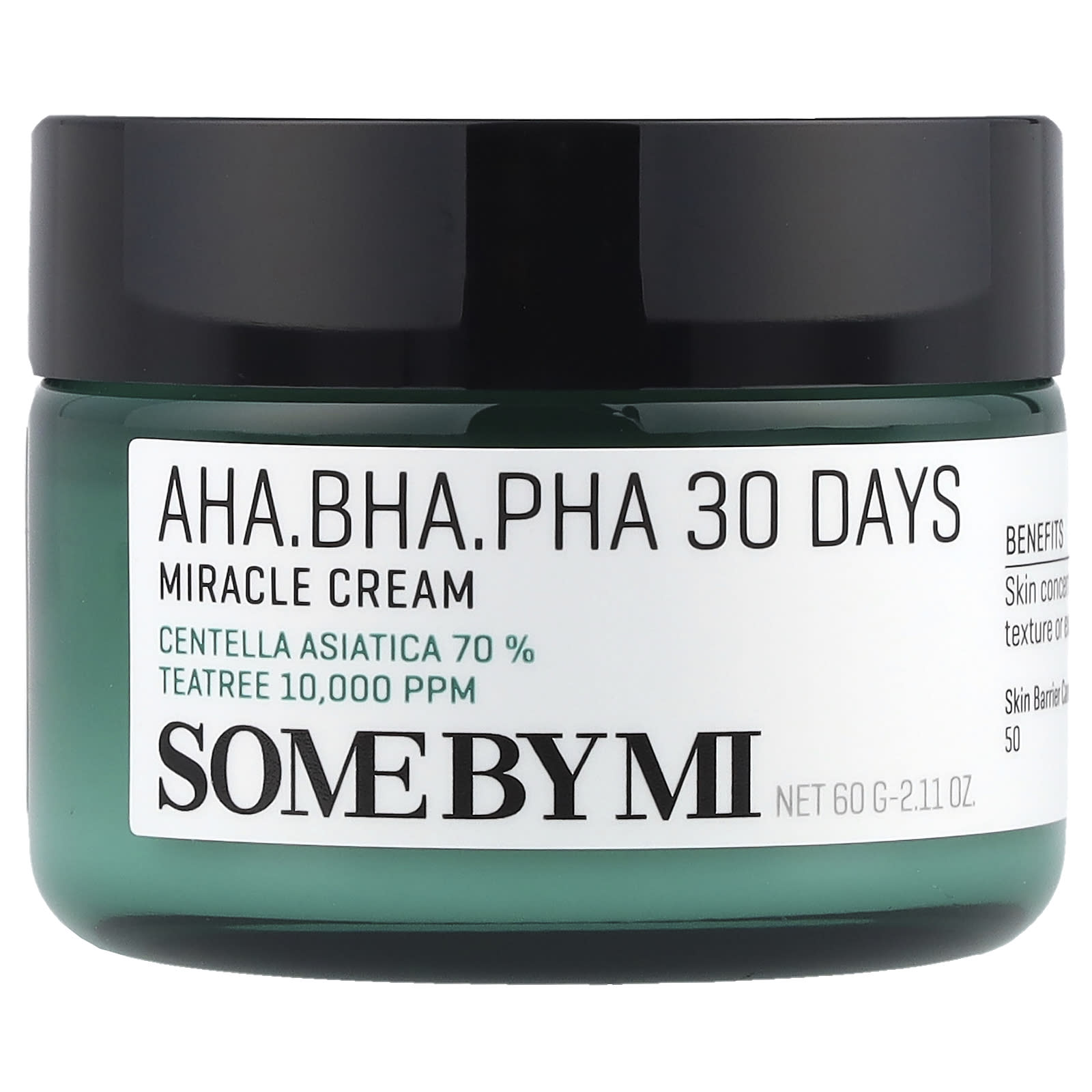 SOME BY MI, AHA. BHA. PHA 30 Days Miracle Cream, 2.11 oz (60 g) - Image 1