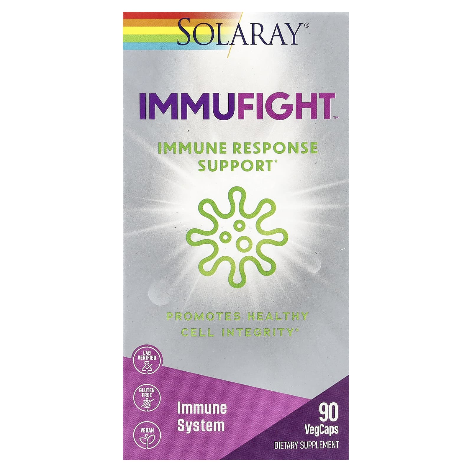 Solaray, ImmuFight™, Immune Response Support, 90 VegCaps - Image 1