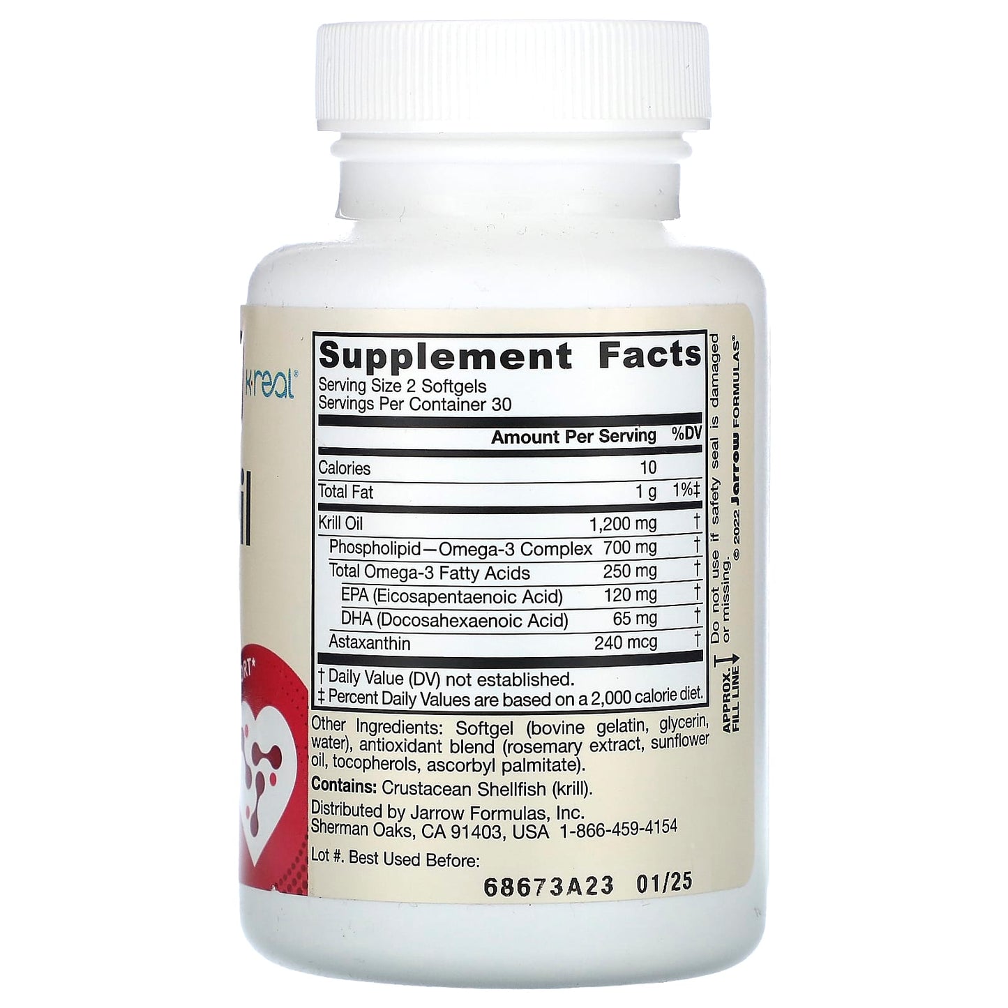 Jarrow Formulas Krill Oil for Heart Health & Brain Support - Image 2