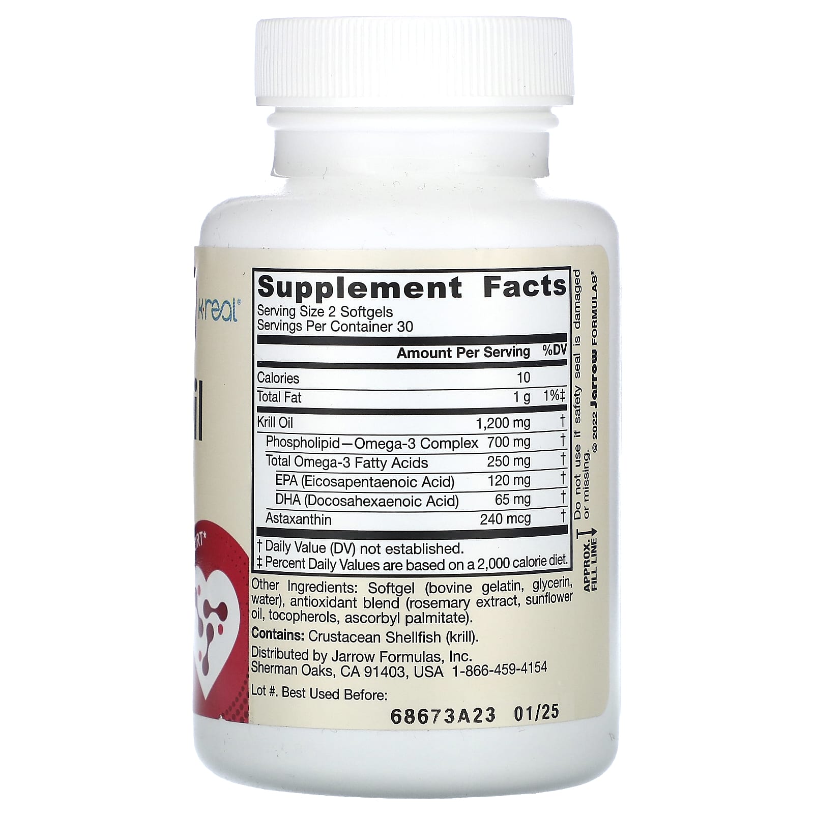Jarrow Formulas Krill Oil for Heart Health & Brain Support - Image 2