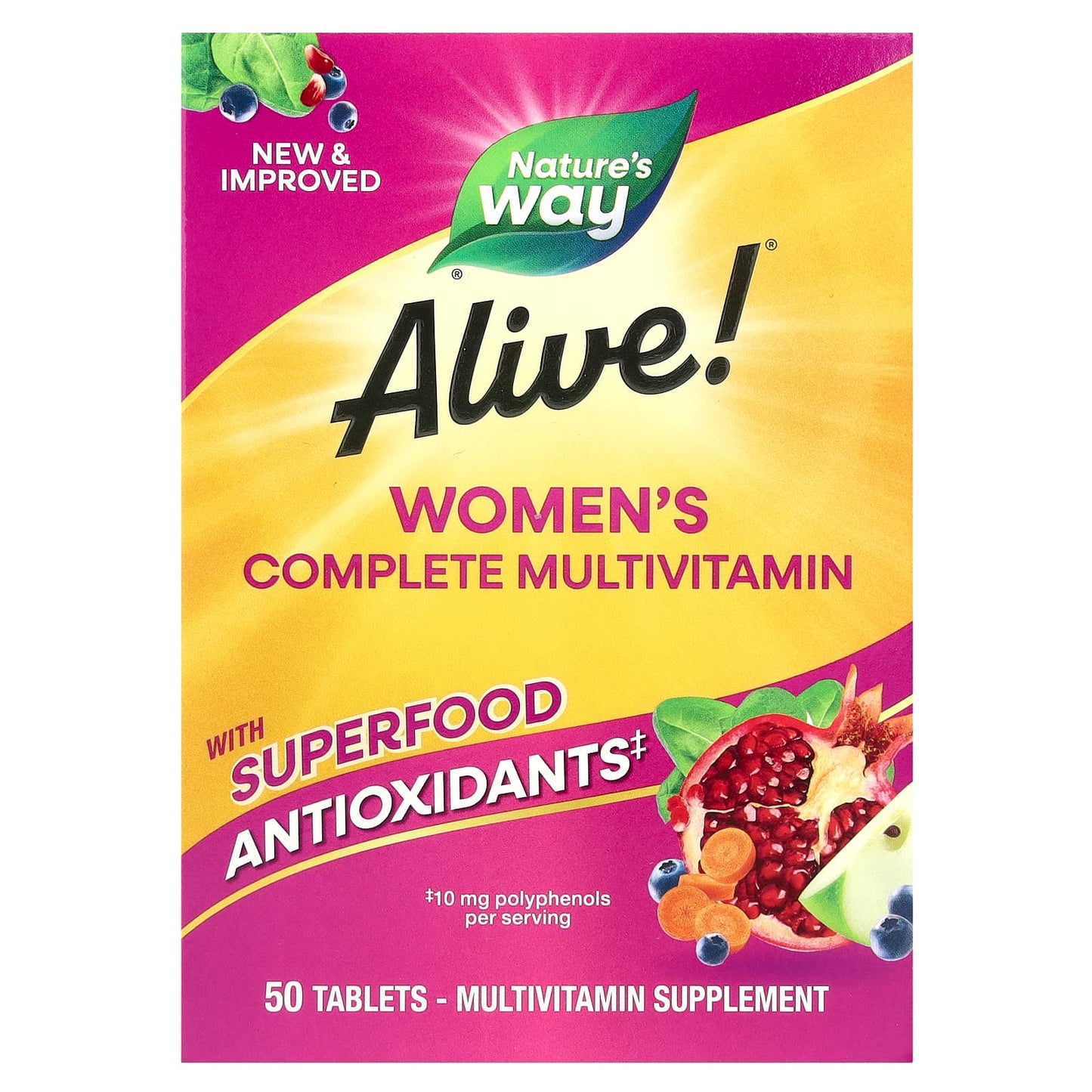Nature's Way, Alive!® Women's Complete Multivitamin, 50 Tablets - Image 1