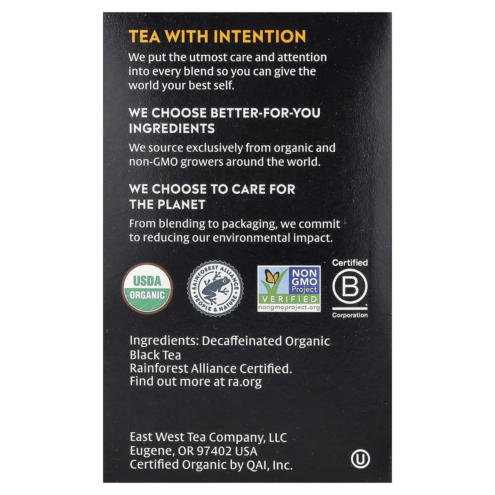 Decaf English Breakfast Black Tea by Choice Organic Teas, USDA Organic, 16 Tea Bags - Image 2